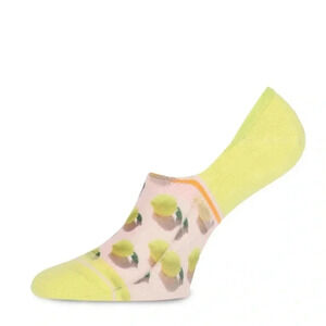 XPOOS  Expressive Anti Slip Lemon Footies Socks